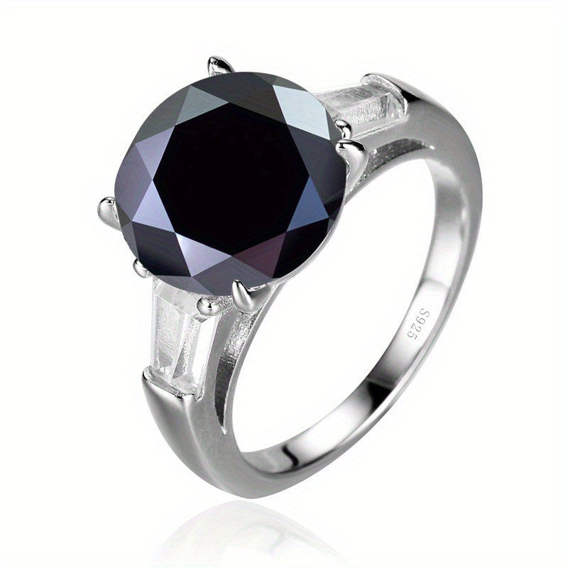 Multi-Color Moissanite Ring