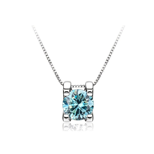 Moissanite Pendant Necklace