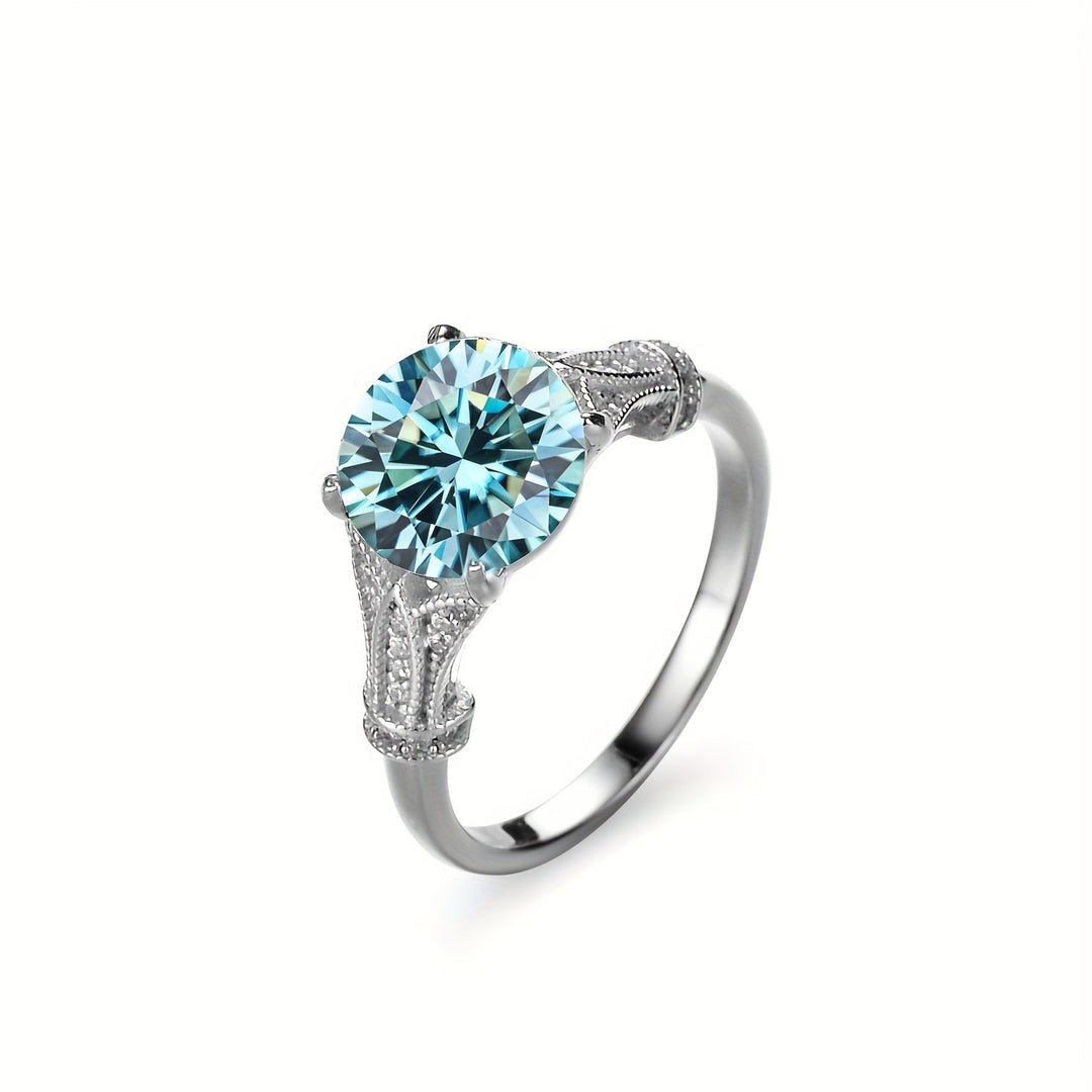 Moissanite Promise Ring