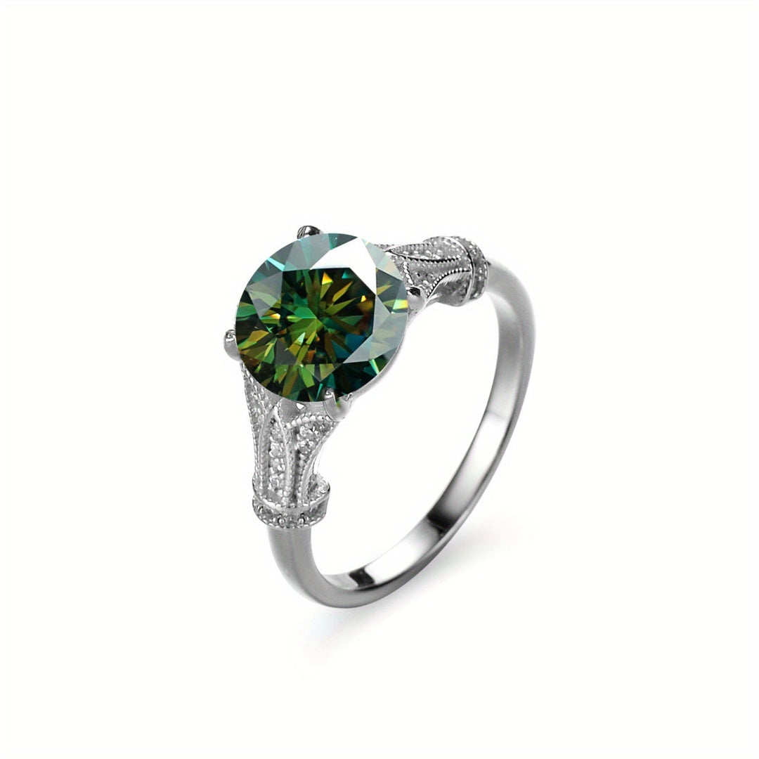 Moissanite Promise Ring
