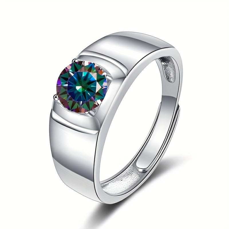 Retro Adjustable Moissanite Ring