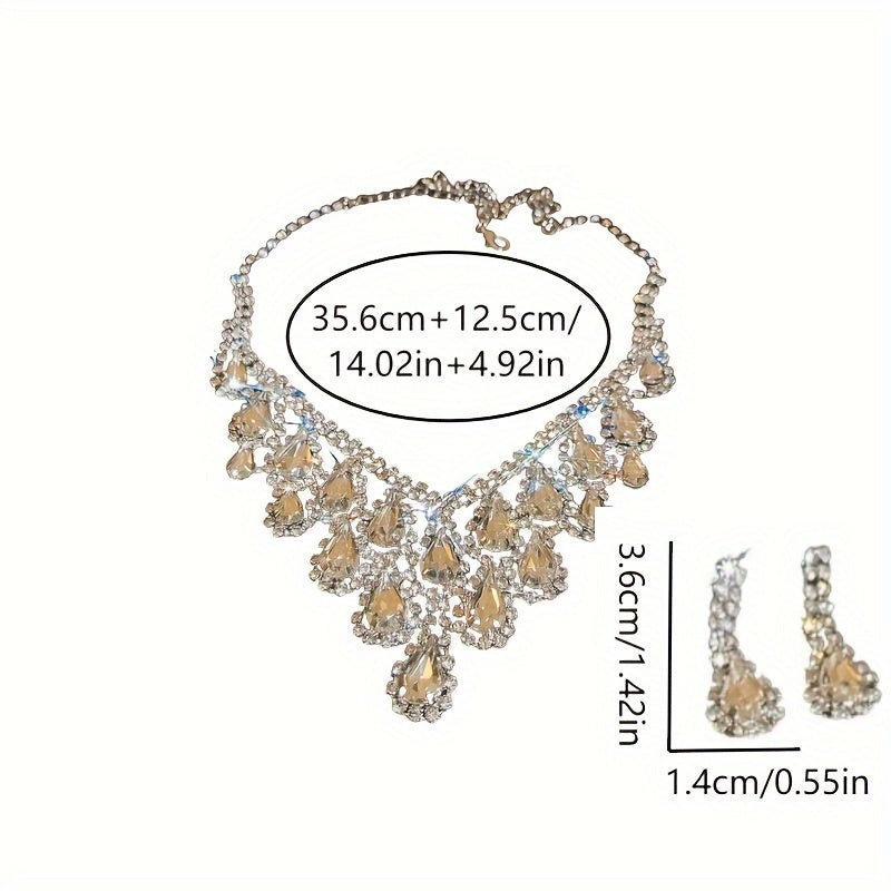 Teardrop Tassel Jewelry Set