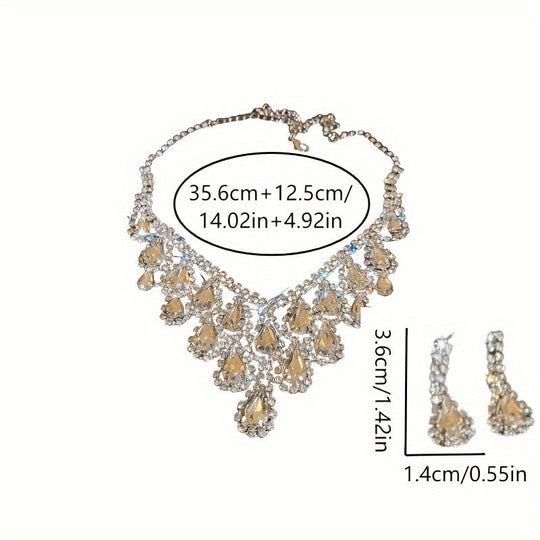 Teardrop Tassel Jewelry Set