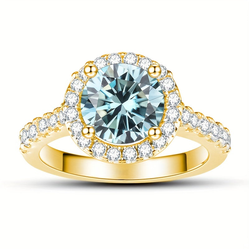 Moissanite Classic Halo Ring