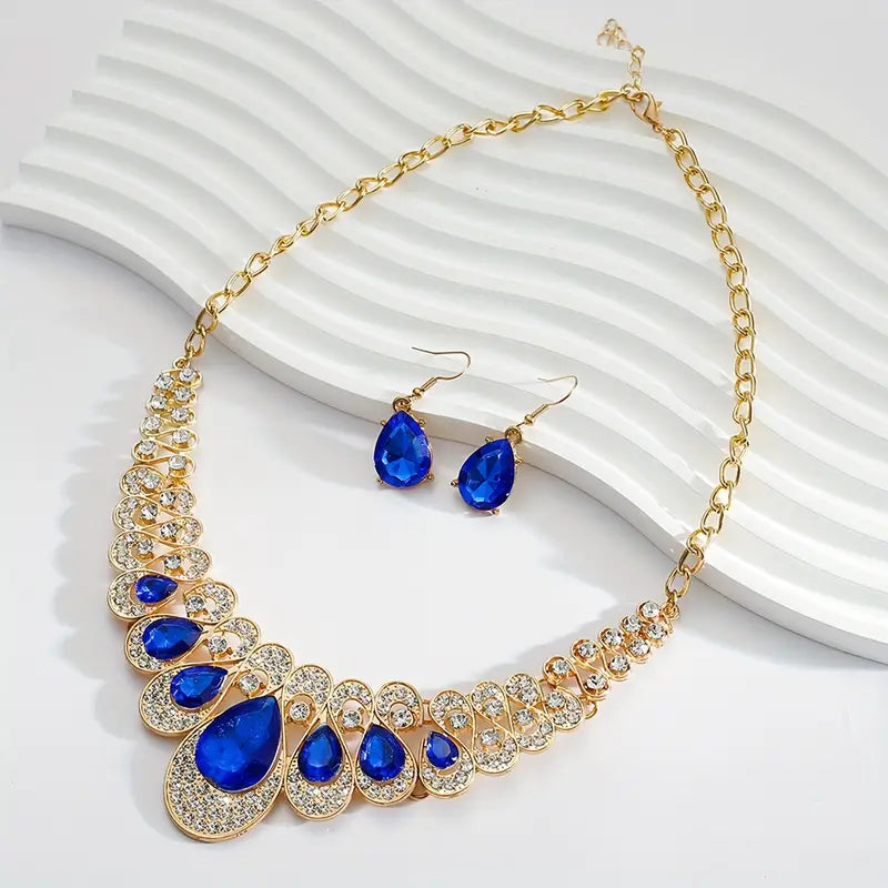 Maevina Zafiros Jewelry Set