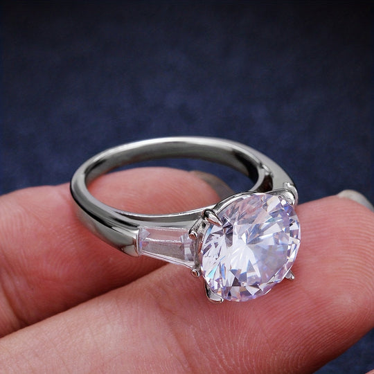 Multi-Color Moissanite Ring