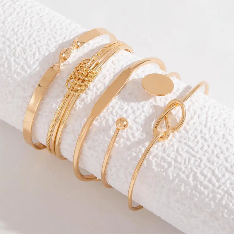 Knotted Elegance Bracelet Set