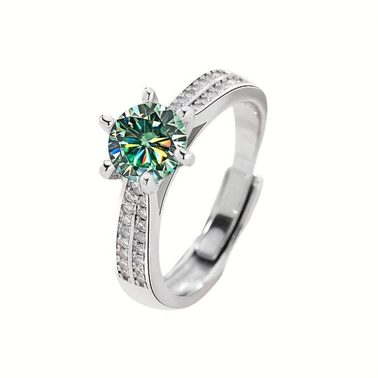 Moissanite Engagement Ring