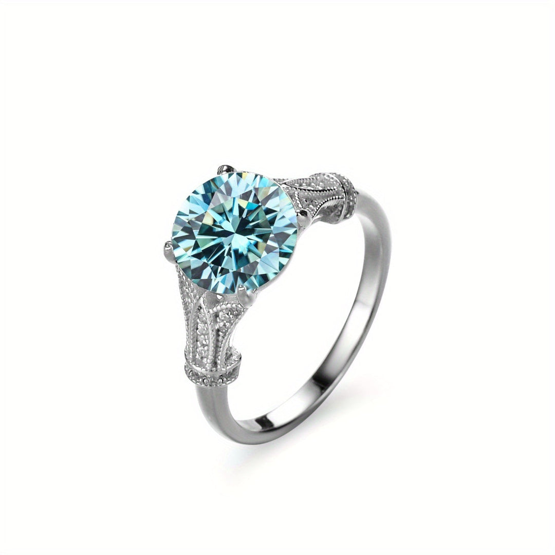 Moissanite Promise Ring