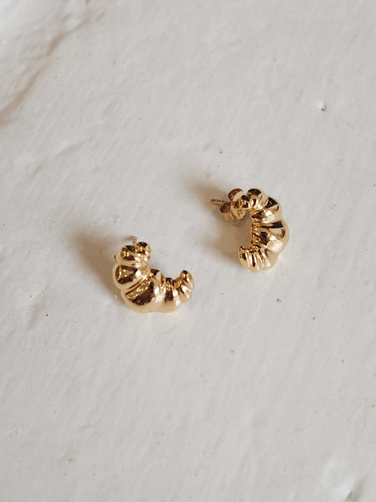 Croissant Stud Earrings