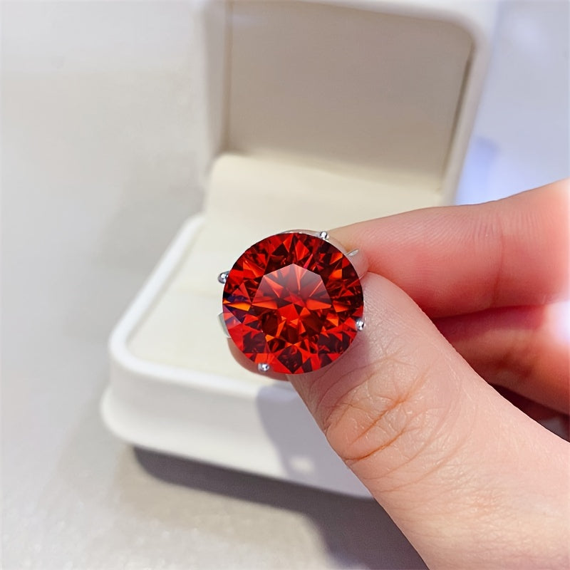 Timeless Radiant Moissanite Ring
