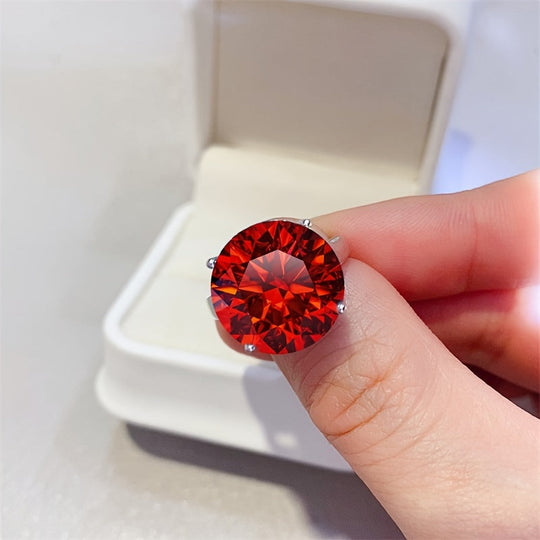 Timeless Radiant Moissanite Ring