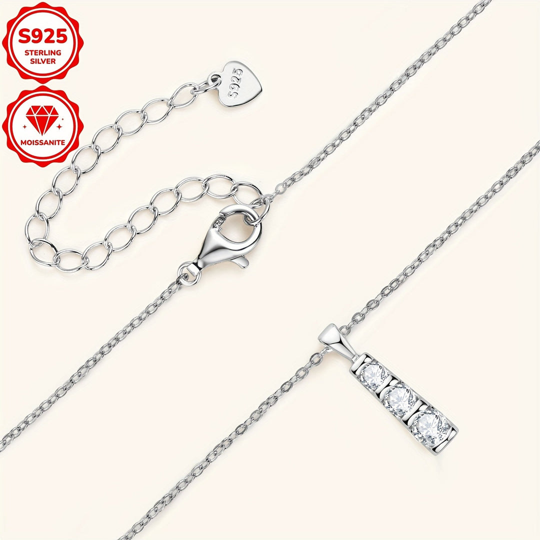 Moissanite Pendant Necklace