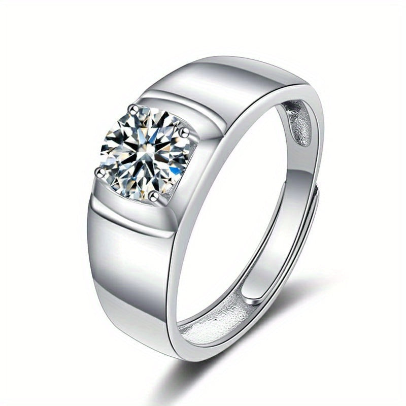 Retro Adjustable Moissanite Ring
