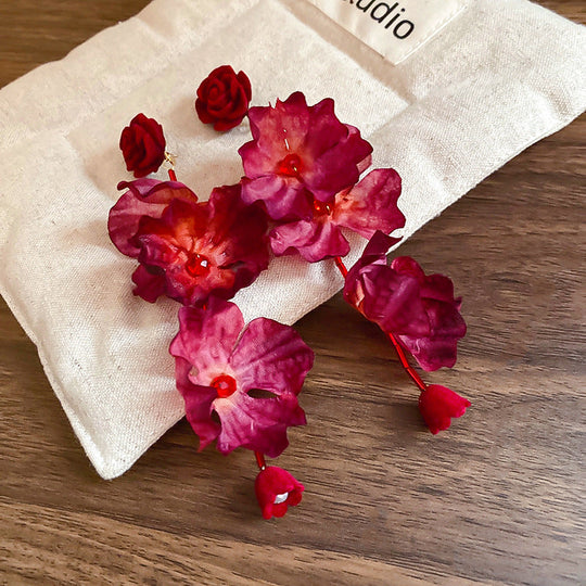 Vintage Rose Earrings