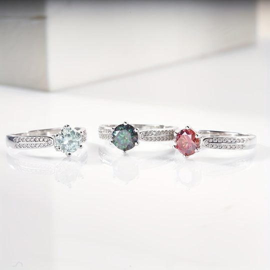 Moissanite Engagement Ring