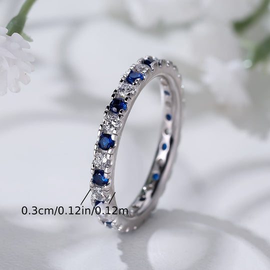 S925 Shiny Elegant Band Ring