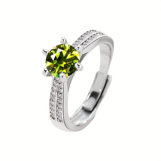 Moissanite Engagement Ring