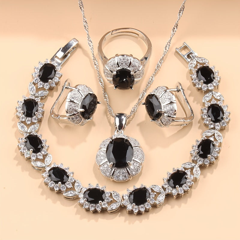 5pcs Christmas Fashion Jewelry Set