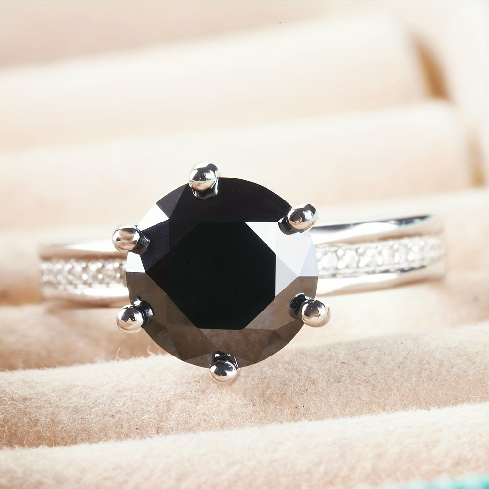 Moissanite Promise Ring