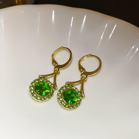 Elegant Cherry Blossom Hoop Earrings