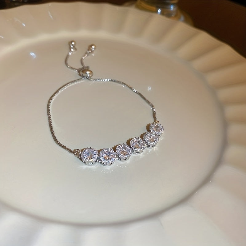 Square Zirconia Bracelet