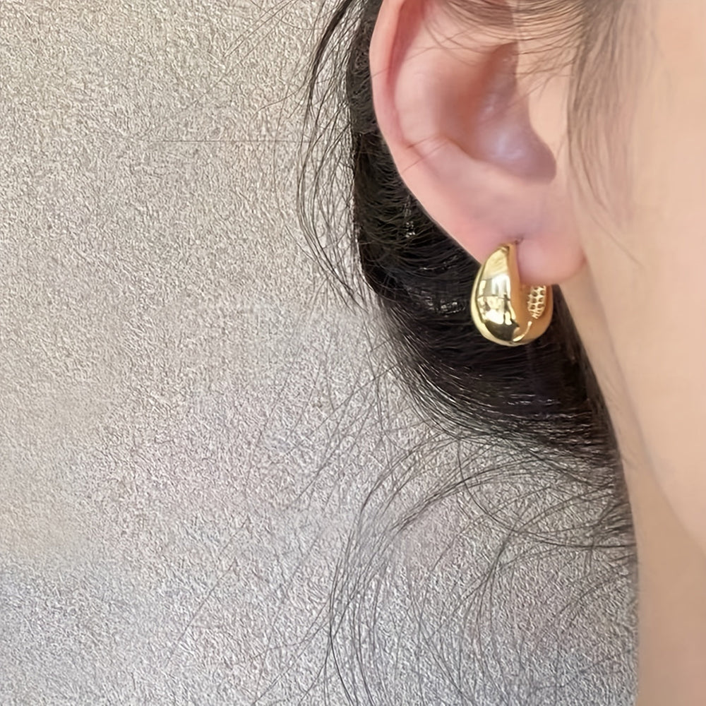 Simple, and Personalized Copper Earrings