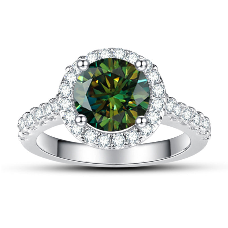 Sterling Moissanite Ring