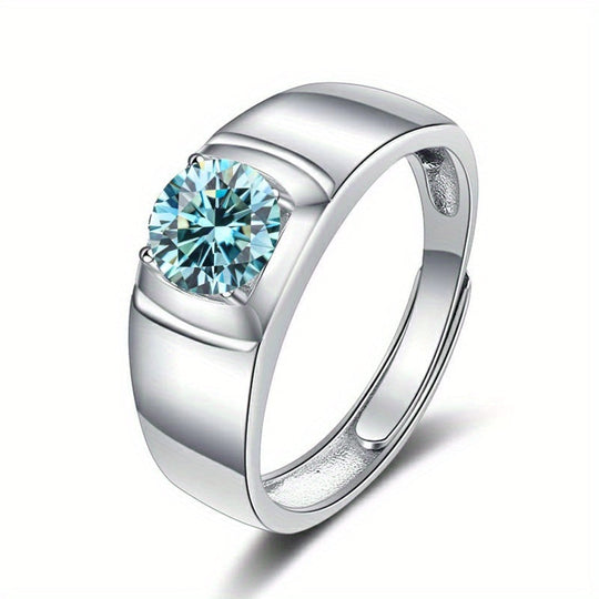 Retro Adjustable Moissanite Ring