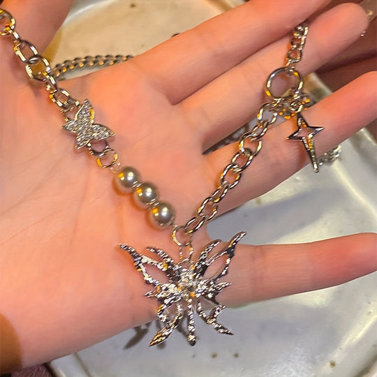 Blingbling Butterfly Pendant Necklace