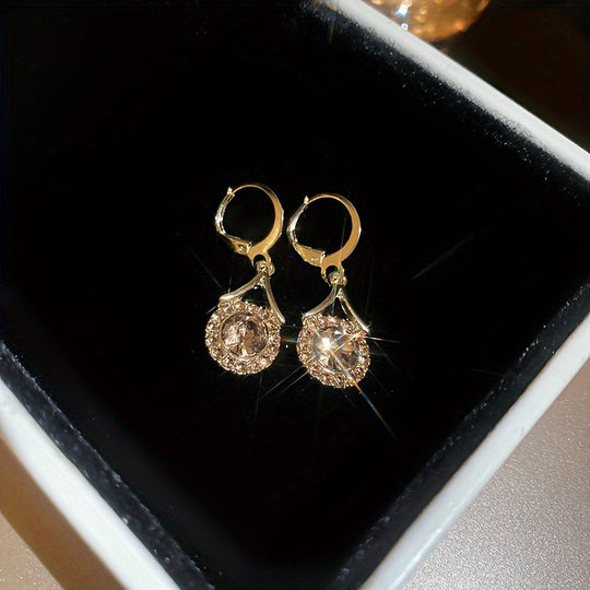 Elegant Cherry Blossom Hoop Earrings