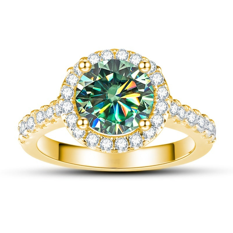 Moissanite Classic Halo Ring