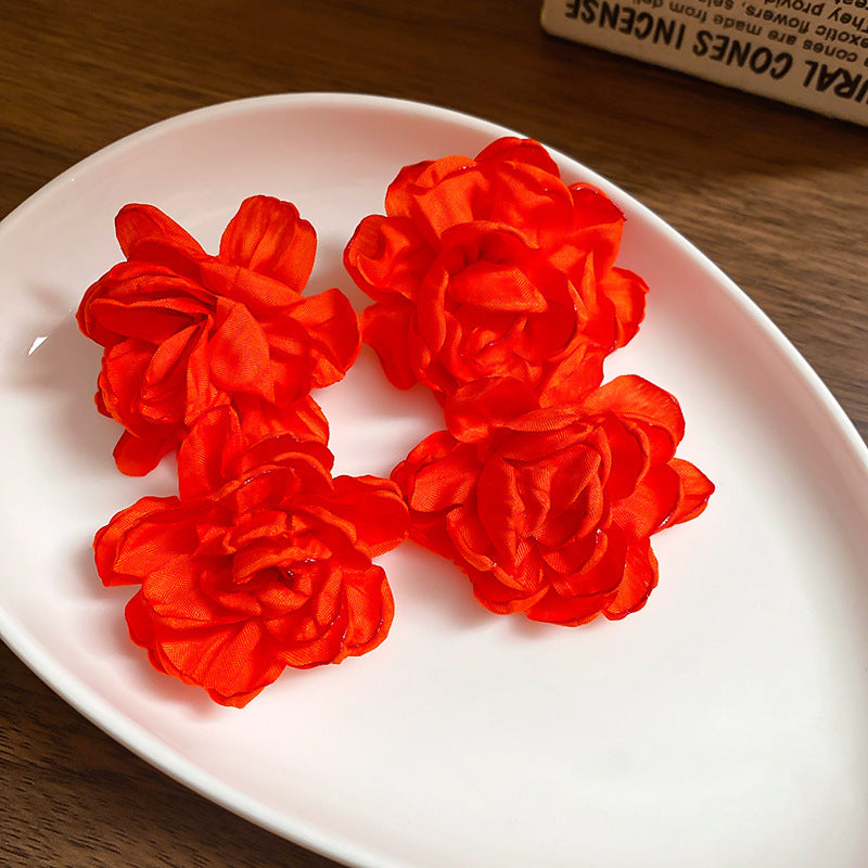 Flower Pendant Earrings
