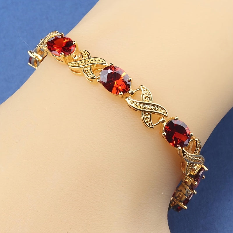 Classic Multicolor Tennis Bracelet