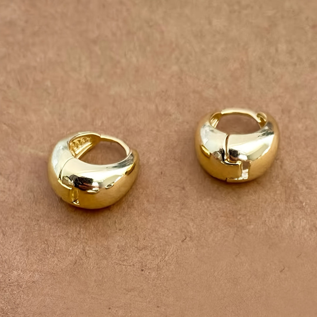 Simple, and Personalized Copper Earrings