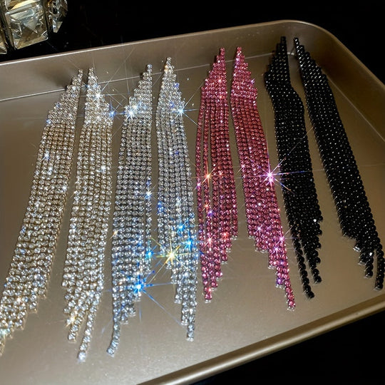 Sparkling Elegant Luxury Bling Tassel
