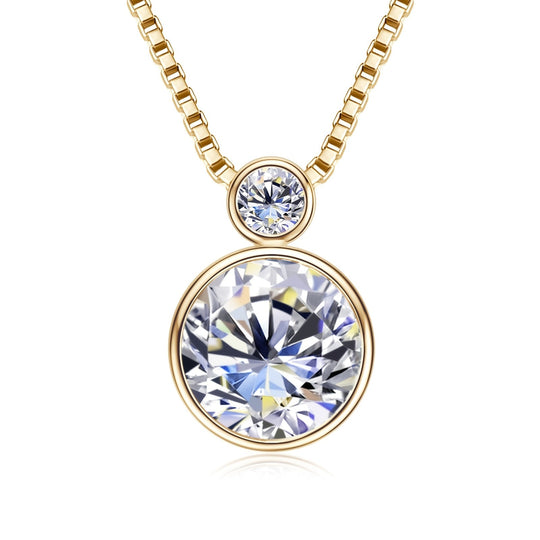 Elegant Moissanite Pendant Necklace