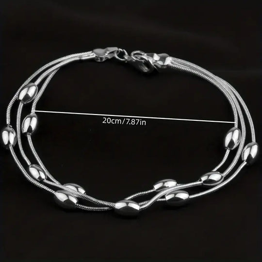 Multi Layers Thin Chain Bracelet