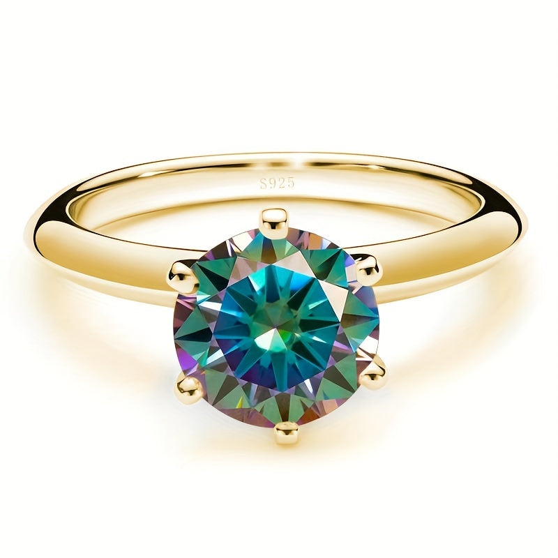 Elegant Moissanite Engagement Ring
