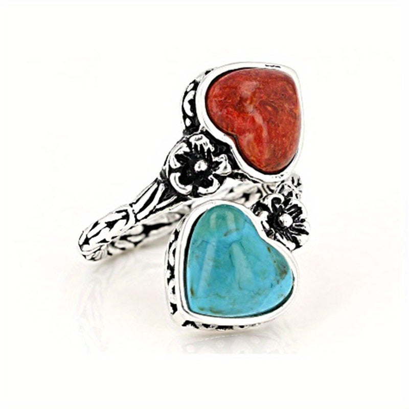 Vintage Bohemian Turquoise Ring