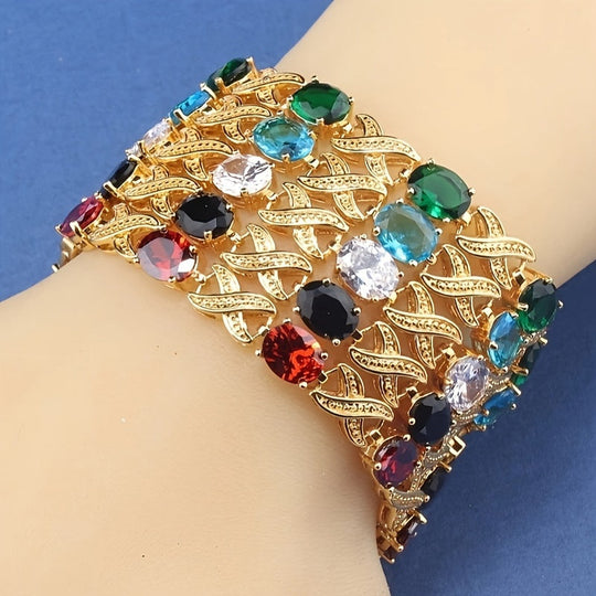 Classic Multicolor Tennis Bracelet