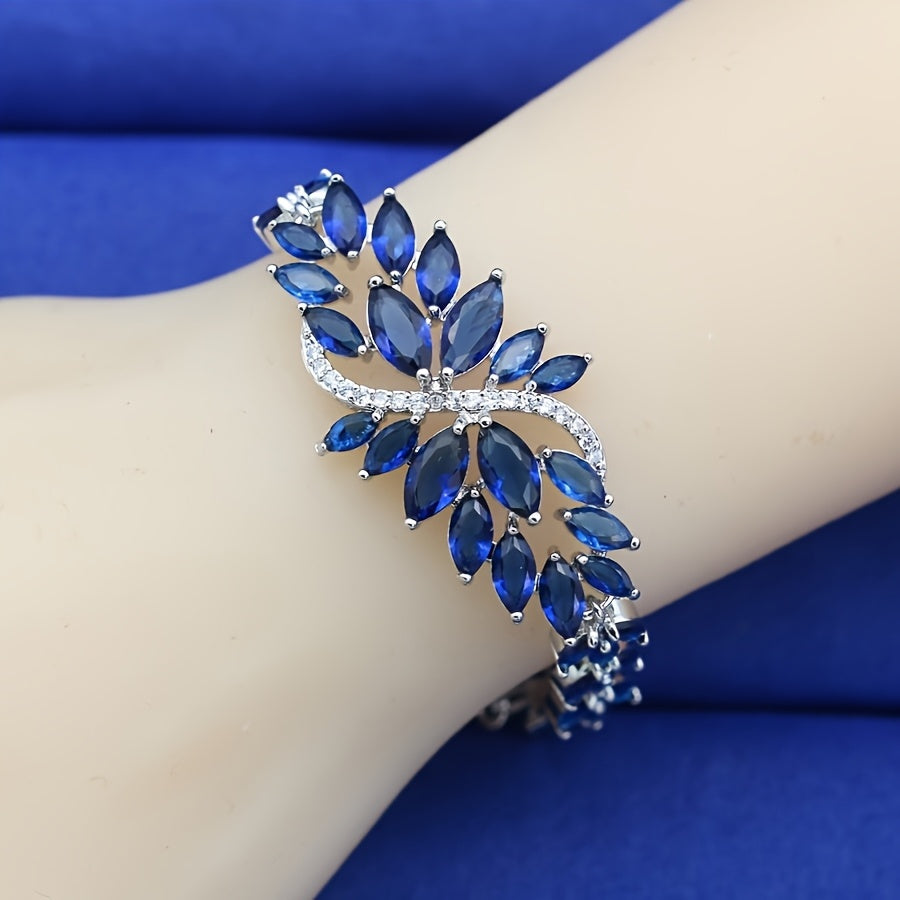 Luxury Elegant Multicolor Zirconia Bracelet