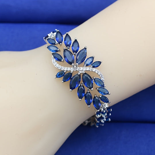 Luxury Elegant Multicolor Zirconia Bracelet