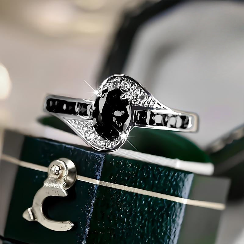 Black Infinity Ring