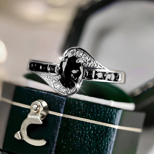 Black Infinity Ring
