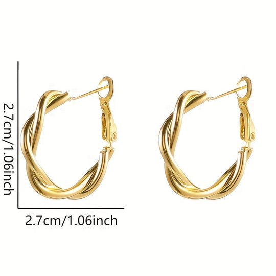 Simple Twist Earrings