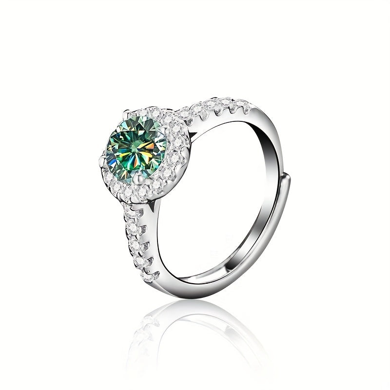 Sterling Moissanite Ring