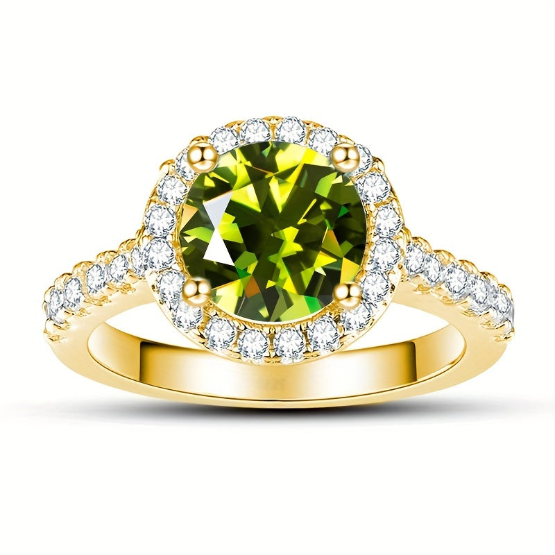 Moissanite Classic Halo Ring