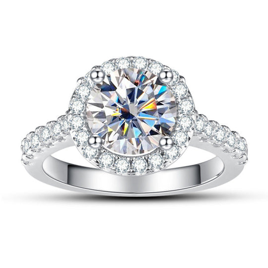 Sterling Moissanite Ring