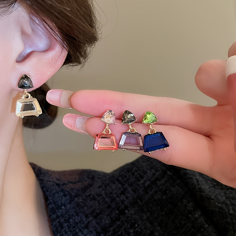 Geometric Trapezoidal Earrings